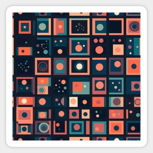 Infinite artful creation - Abstract Universe Seamless Pattern Sticker